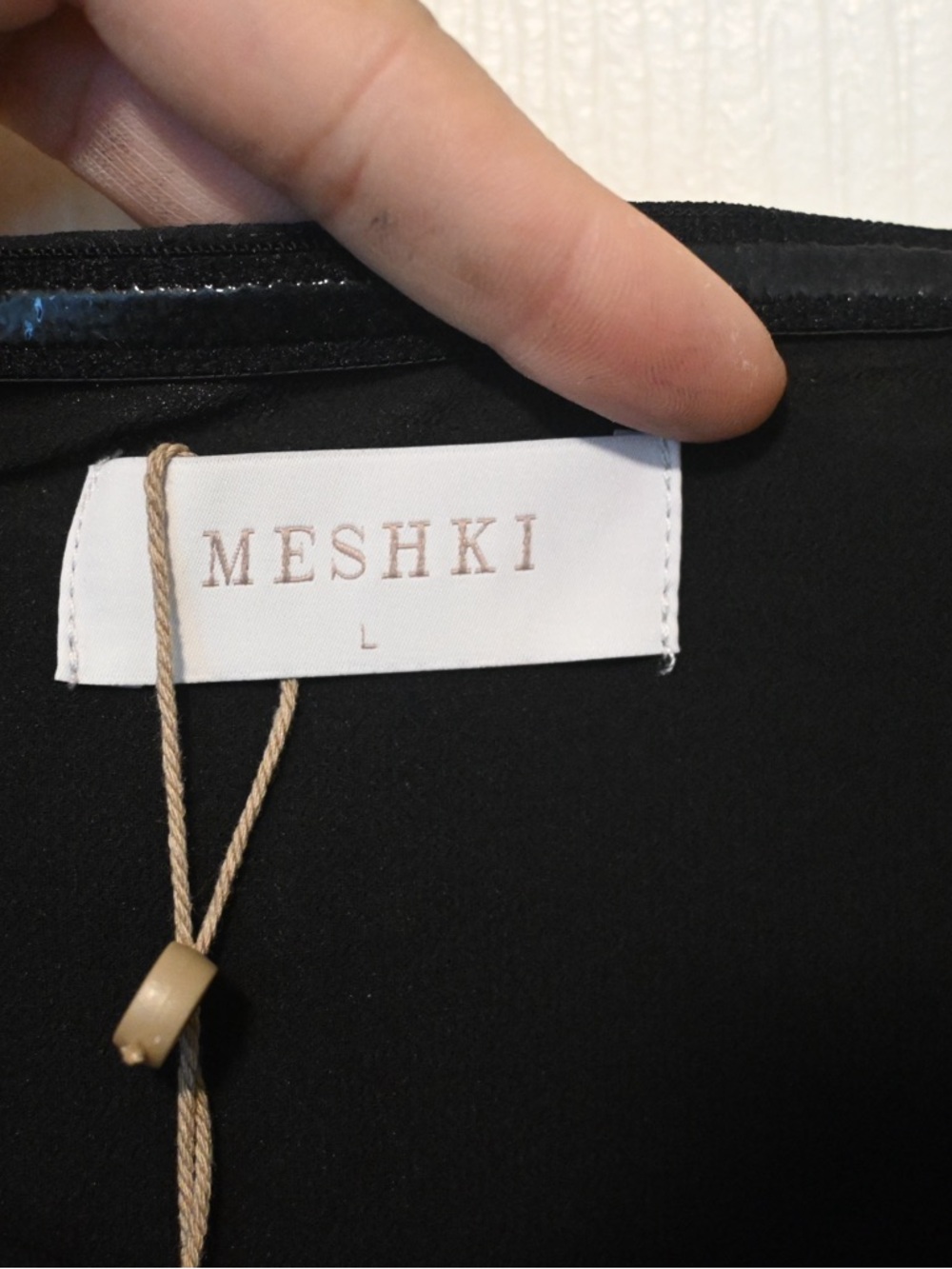 Meshki Black Abstract Watercolor Maxi Dress - Picture 6 of 12